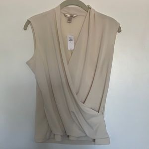 NWT banana republic wrap top